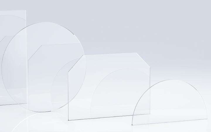 ROBAX®-Kaminglas 4 od Ofenglas 21,4  x  33,5 cm  Dicke: 3 od 5 mm 
